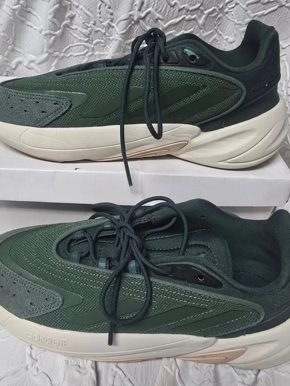 Adidas Sneakers Mens 7 Ozelia J Shadow Green HP3255 Athletic Running Shoes